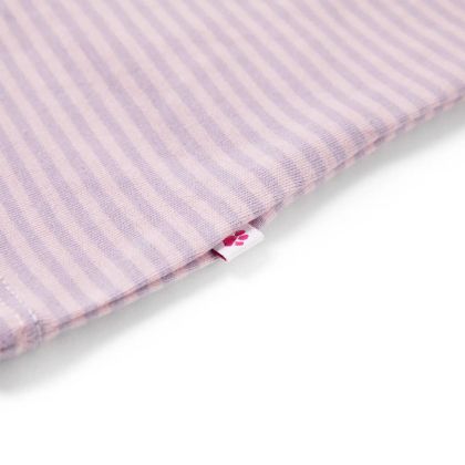 Детска тениска с ръкави волани, лила, 128