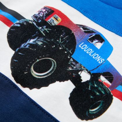 Детска тениска, синьо и нейви, 92