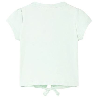 Детска тениска, светла мента, 92