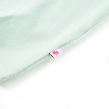 Детска тениска, светла мента, 92