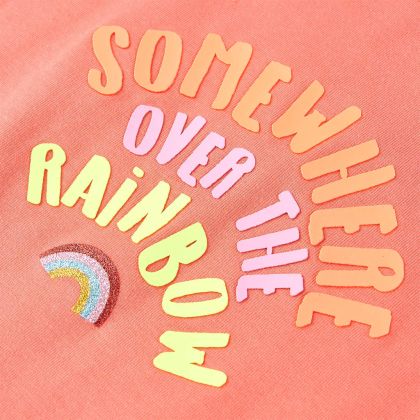 Детска тениска, корал, 116