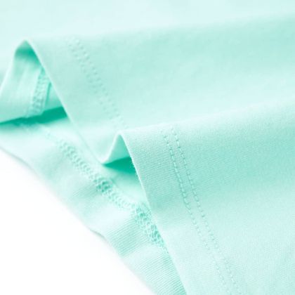 Детска тениска, светла аква, 128