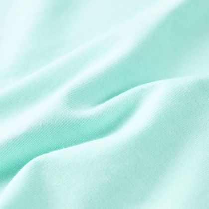 Детска тениска, светла аква, 128