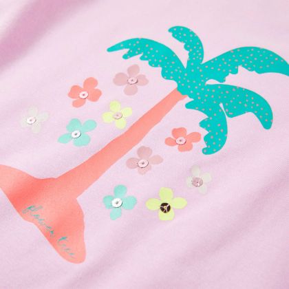 Детска тениска, лила, 104