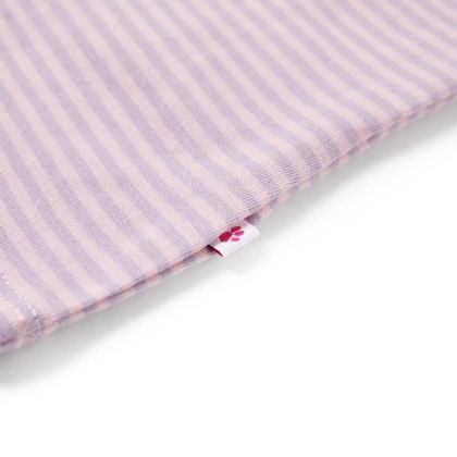 Детска тениска с ръкави волани, лила, 92