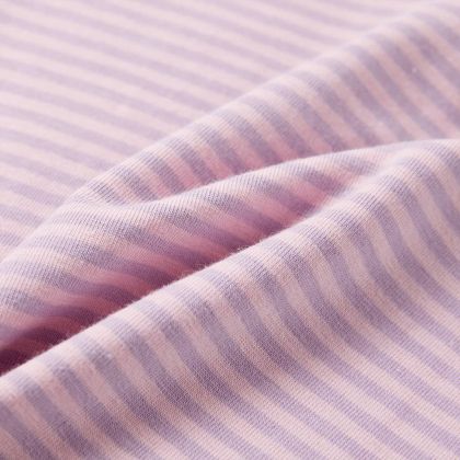 Детска тениска с ръкави волани, лила, 92