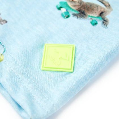 Детска тениска, светлосин меланж, 92