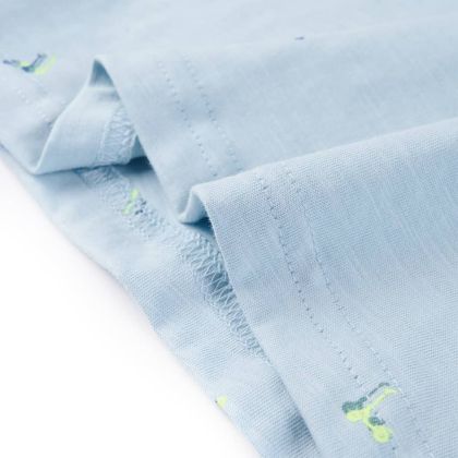 Детска тениска, светлосиня, 140