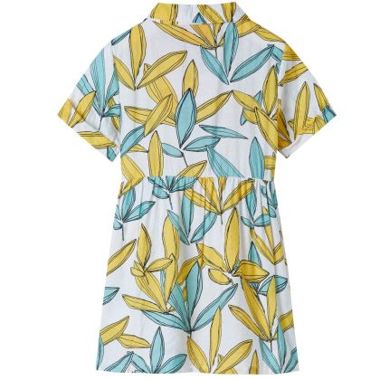 Детска рокля, екрю, 128