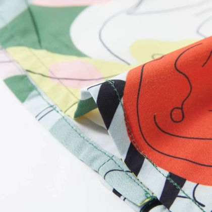 Детска рокля, зелен, 104