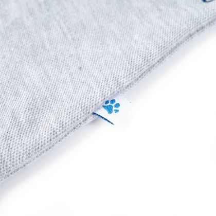 Детска поло тениска, сив меланж, 140