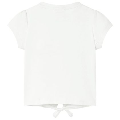 Детска тениска, екрю, 92