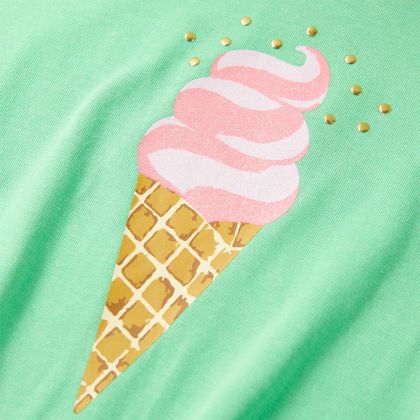 Детска тениска, светлозелена, 116