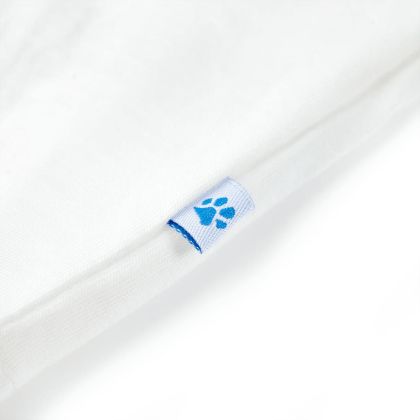 Детска тениска с къс ръкав, екрю, 104