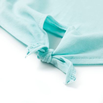 Детска тениска, светла аква, 116