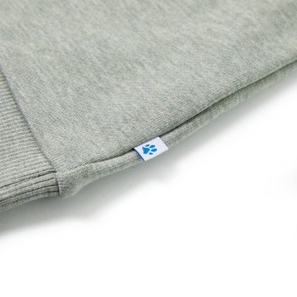 Детски суитшърт, светло каки меланж, 92