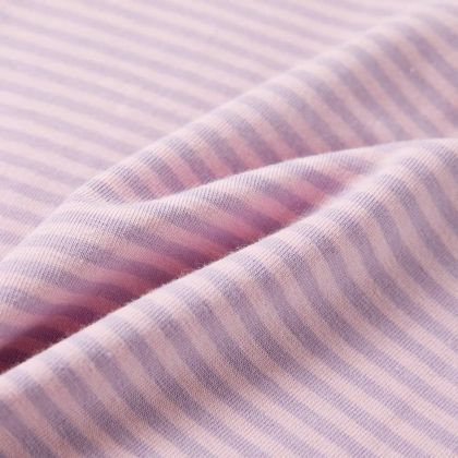 Детска тениска с ръкави волани, лила, 140