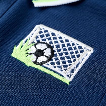 Детска поло тениска, нейви, 128