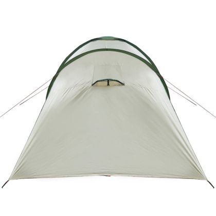 Семейна куполна палатка, 6-местна, зелена, водоустойчива