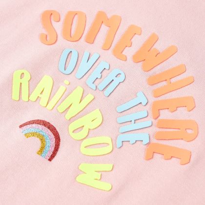 Детска тениска, светлорозово, 140