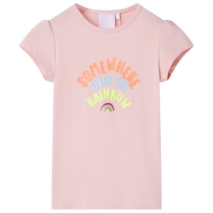 Детска тениска, светлорозово, 116