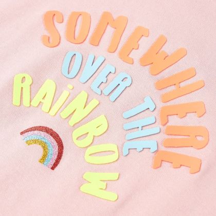 Детска тениска, светлорозово, 116