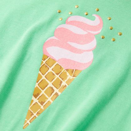 Детска тениска, светлозелена, 128