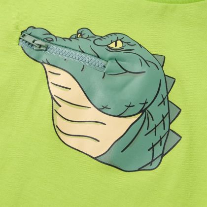 Детска тениска, лайм, 92