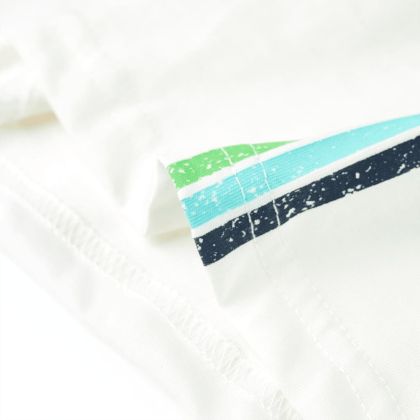 Детска тениска с къс ръкав, екрю, 116