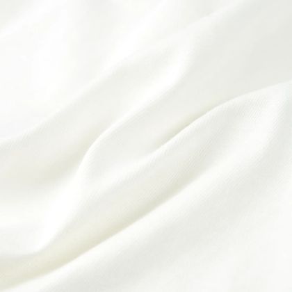 Детска тениска с къс ръкав, екрю, 116