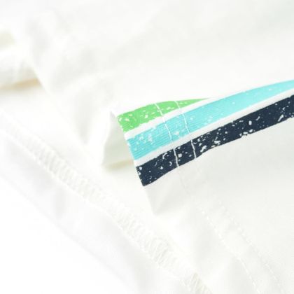 Детска тениска с къс ръкав, екрю, 92