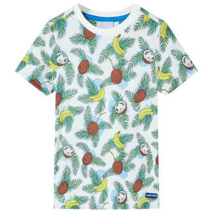 Детска тениска с къс ръкав, многоцветна, 140