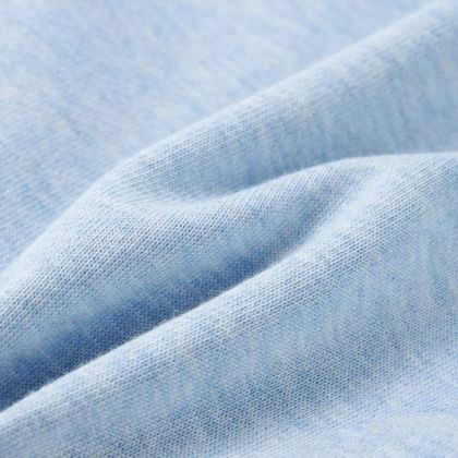 Детски суитшърт, мек син меланж, 104