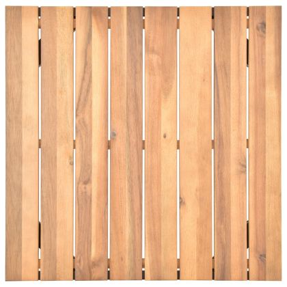 Градински комплект с възглавници, 4 части, акациево дърво масив