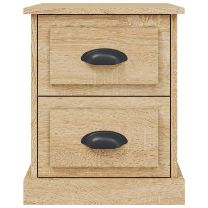 Нощни шкафчета, 2 бр, сонома дъб, 39x39x47,5см, инженерно дърво