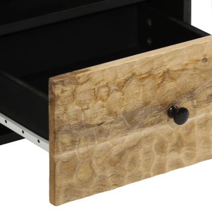 Нощни шкафчета, 2 бр, 40x33x46 см, манго масив