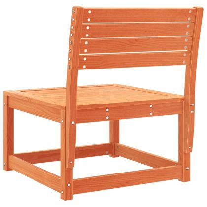 Градински диван, восъчнокафяв, бор масив