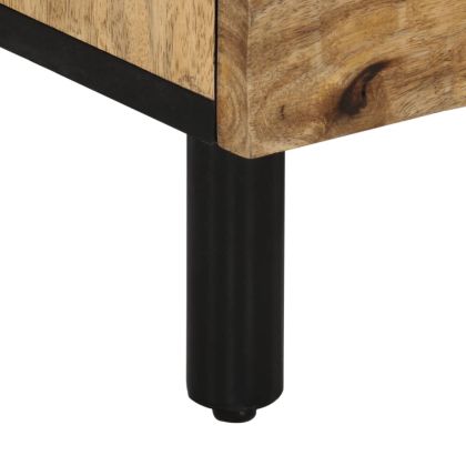 ТВ шкаф, 70x33x46 см, масивно мангово дърво