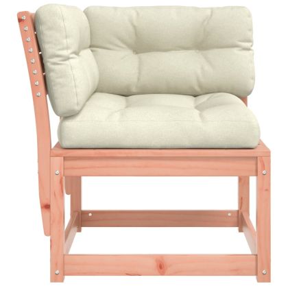 Градински ъглов диван с възглавници 73x73x78 см