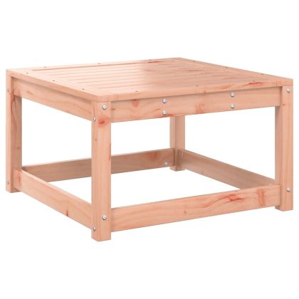 Градинска табуретка с възглавници, дугласко дърво масив