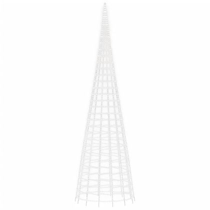 Коледна елха стрингове за пилон 3000 LED студено бяло 800 см