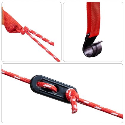 Палатка за тоалетна, оранжева, водоустойчива