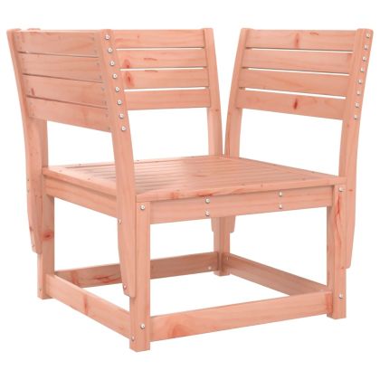 Градинско кресло с подлакътник, с възглавници, дуглас масив