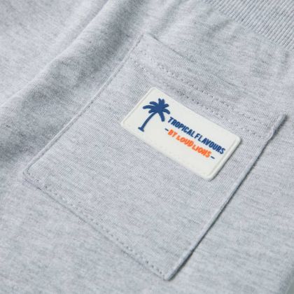 Детски шорти с шнур, сив, 104