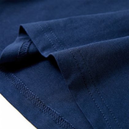 Детска тениска, синьо и нейви, 140