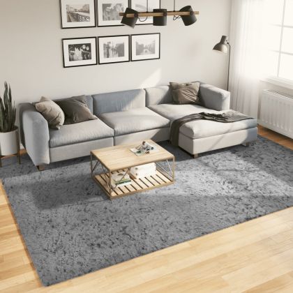 Шаги килим с дълъг косъм "PAMPLONA" модерен сив 240x340 см