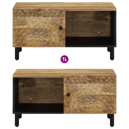 Кафе маса, 80x50x40 см, мангово дърво масив