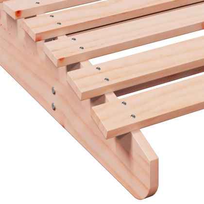 Шезлонг, 205x60x31,5 см, дугласко дърво масив