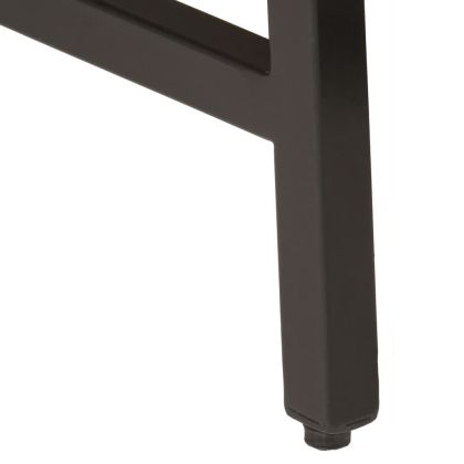 Стифиращи масички за кафе, 3 бр, мангово дърво масив и желязо