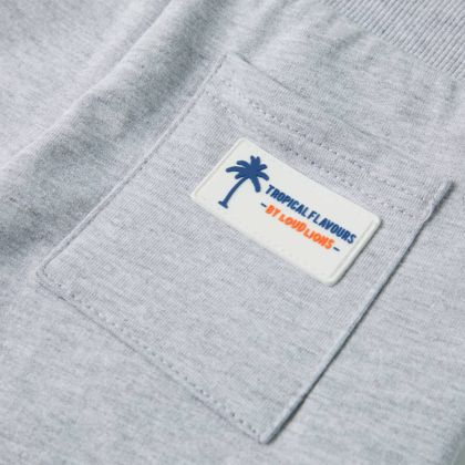 Детски шорти с шнур, сив, 116